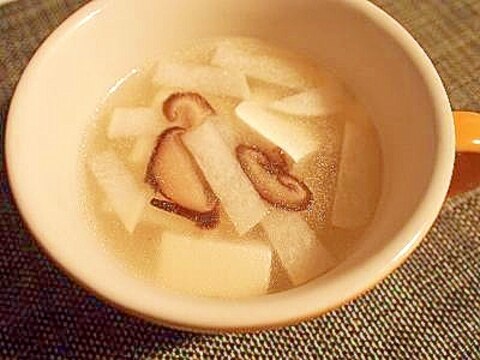 優しい薄味♪　塩麹茸と豆腐と大根で中華スープ